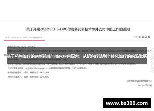 基于药物治疗的创新策略与临床应用探索：从靶向疗法到个体化治疗的前沿发展